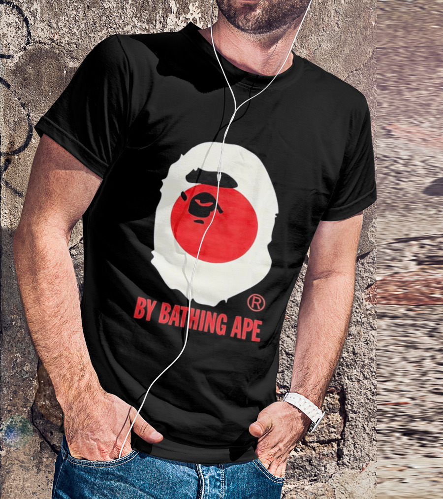 By Bathing Ape Japan Flag T-Shirt