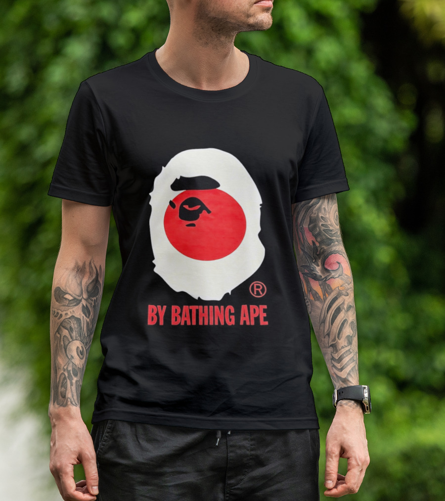 By Bathing Ape Japan Flag T-Shirt
