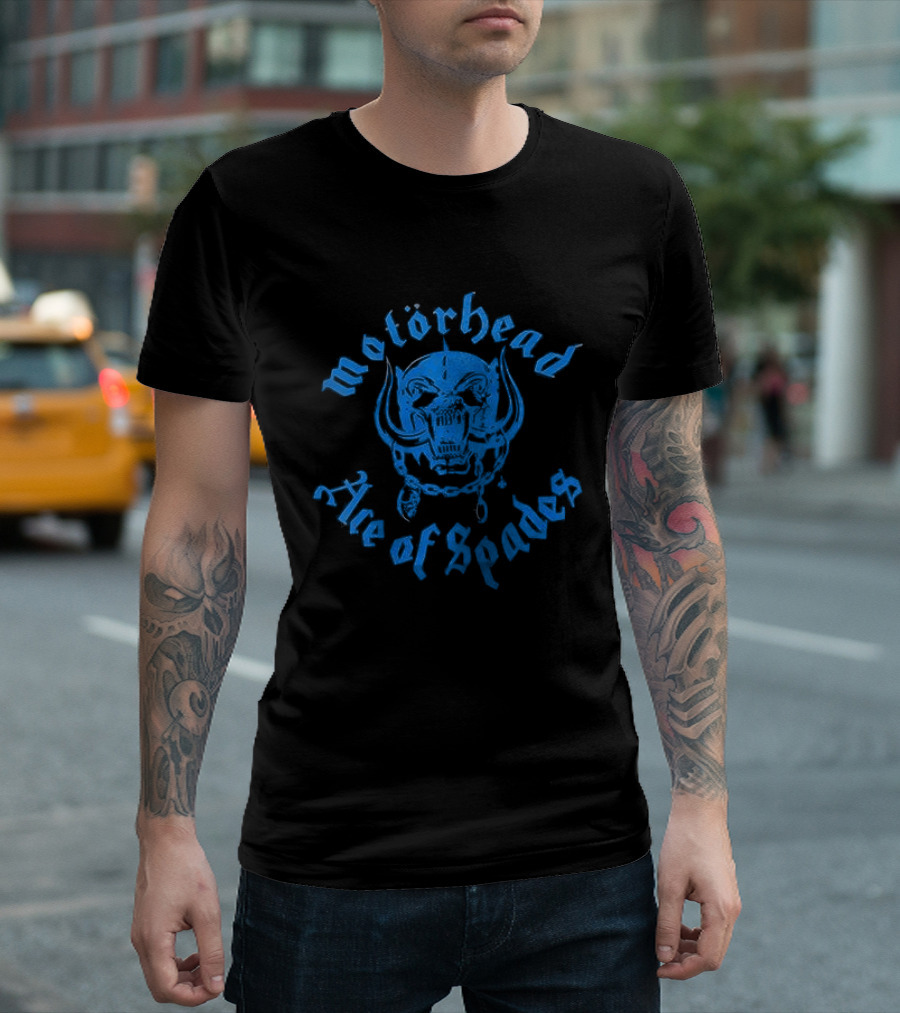 Motorhead Ace Of Spades Logo With Iconic Skull T-Shirt