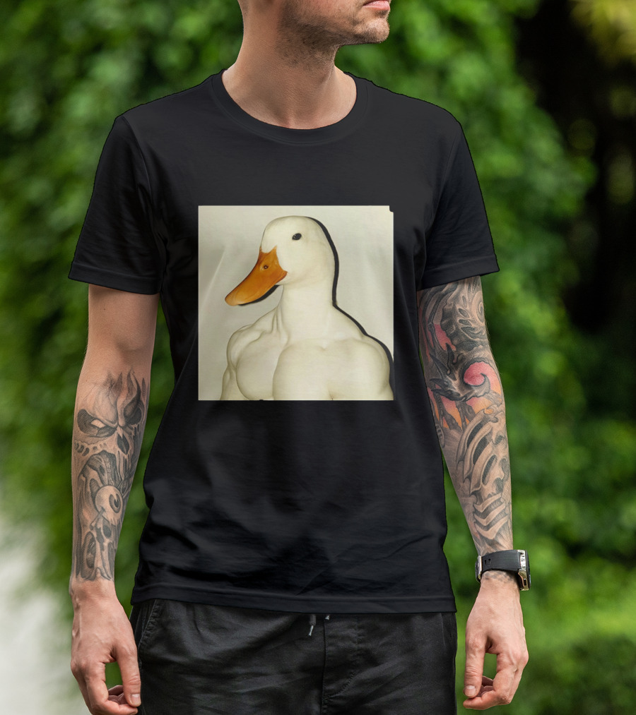Muscle Goose Meme Buff Animal Bodybuilder Goose T-Shirt