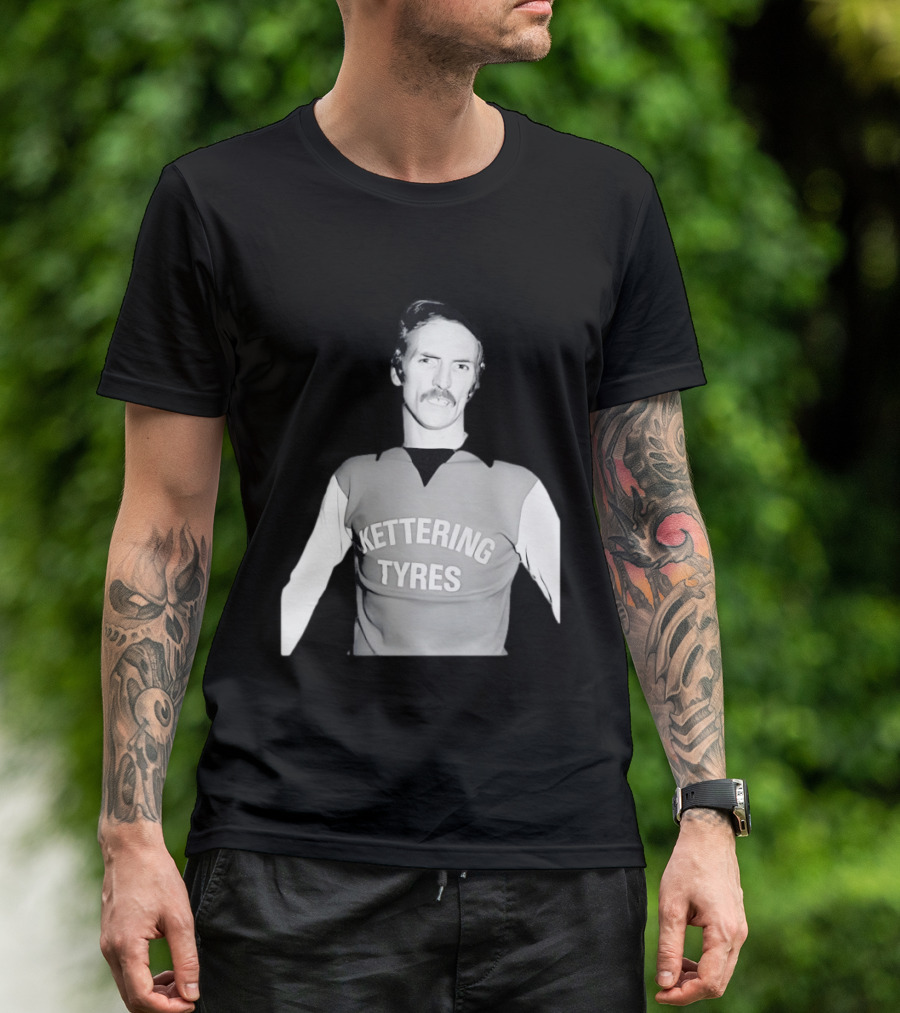 Derek Dougan Kettering Tyres Football Top T-Shirt