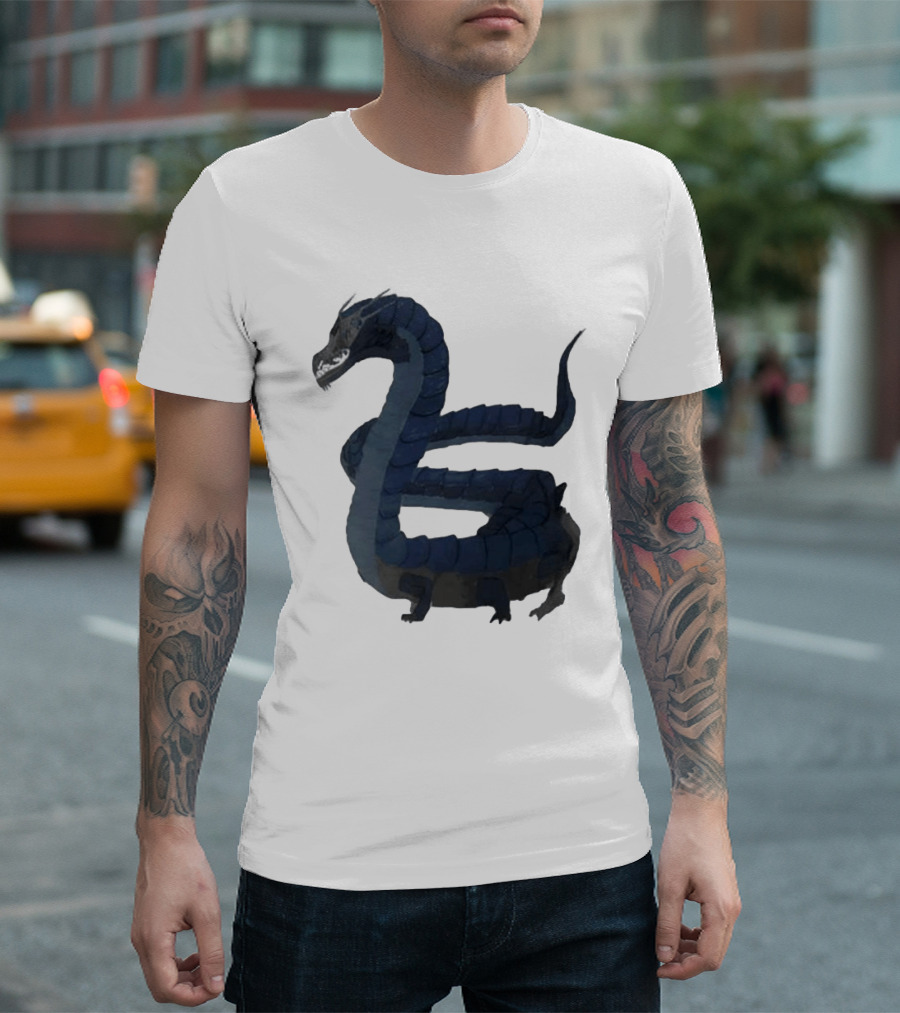 Behir Creature Dungeons And Dragons Fantasy Monster T-Shirt