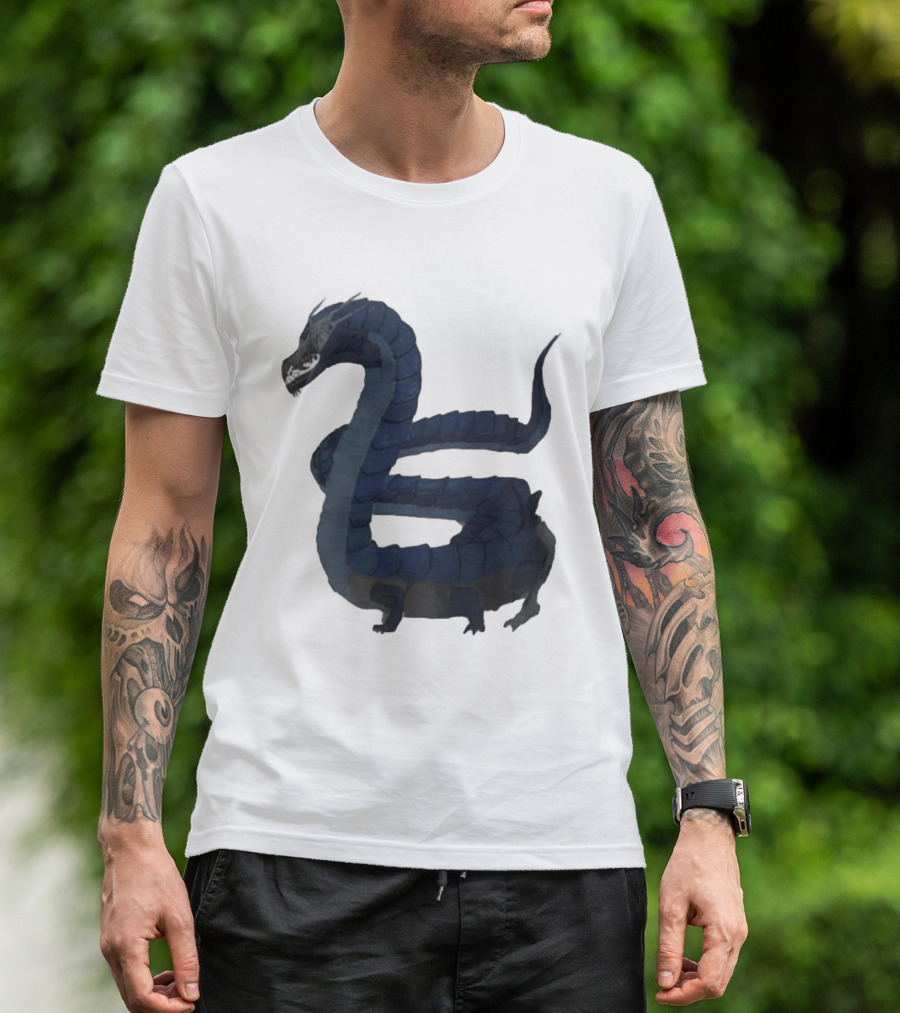 Behir Creature Dungeons And Dragons Fantasy Monster T-Shirt