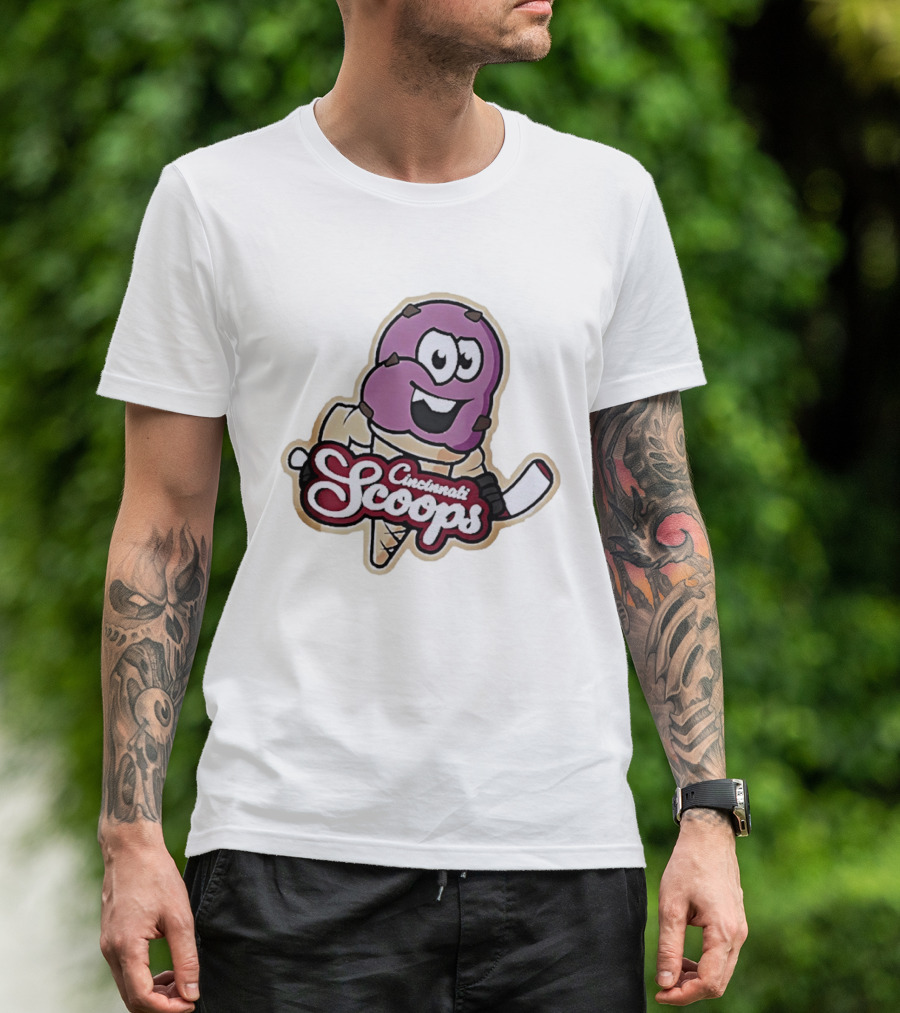 Cincinnati Scoops Hockey Ice Cream Cyclones T-Shirt