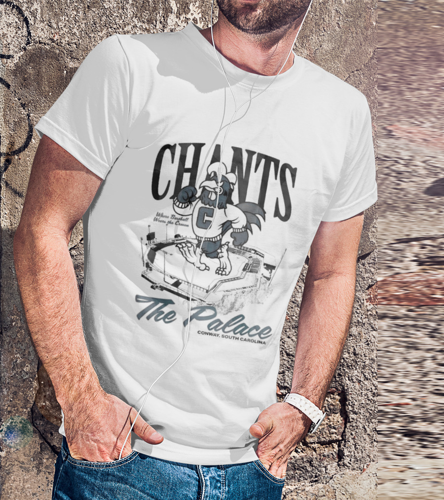 Coastal Carolina Chants Mascot The Palace T-Shirt