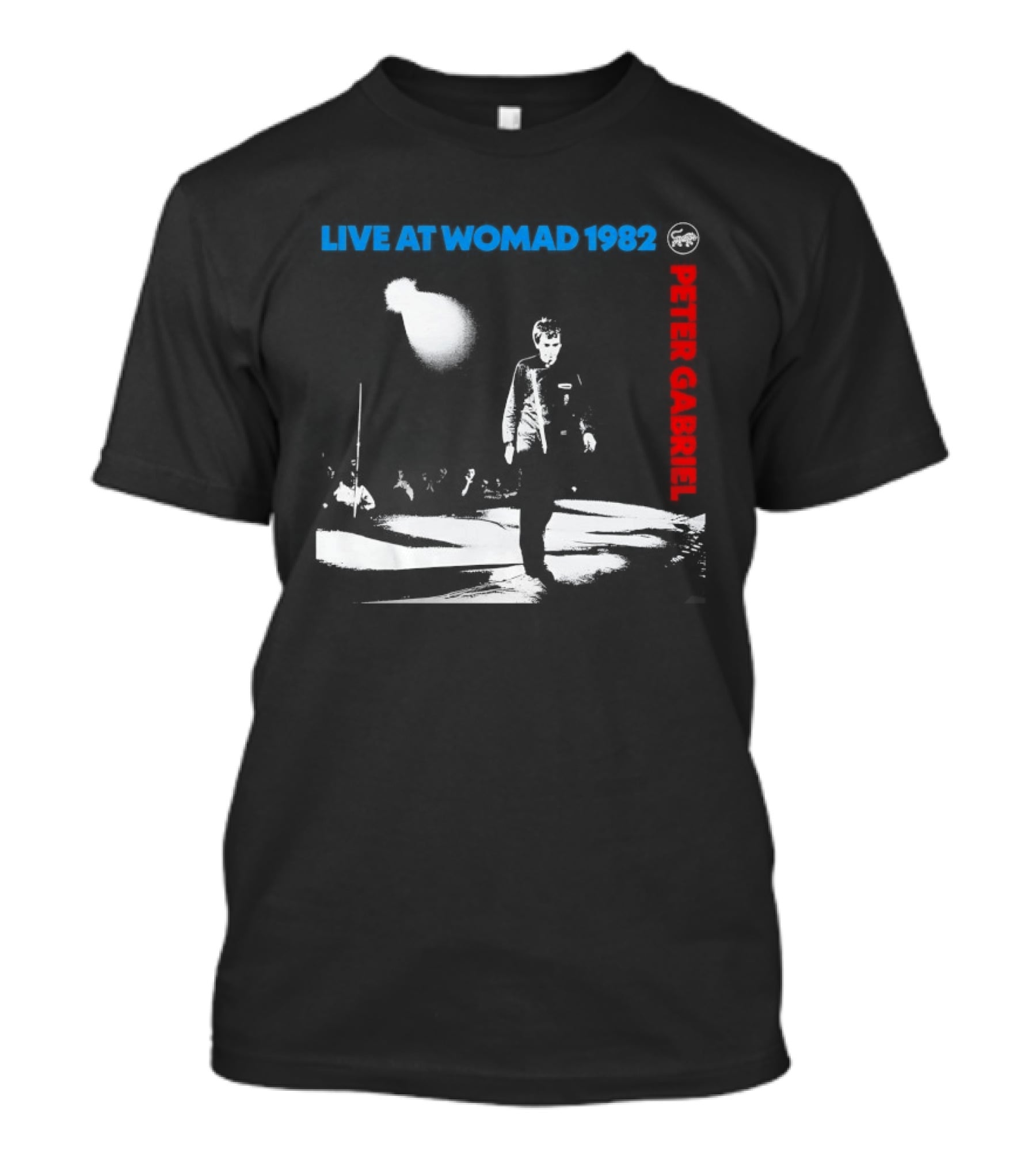 Live At Womad 1982 Peter Gabriel Vintage Concert Festival Archival T-Shirt