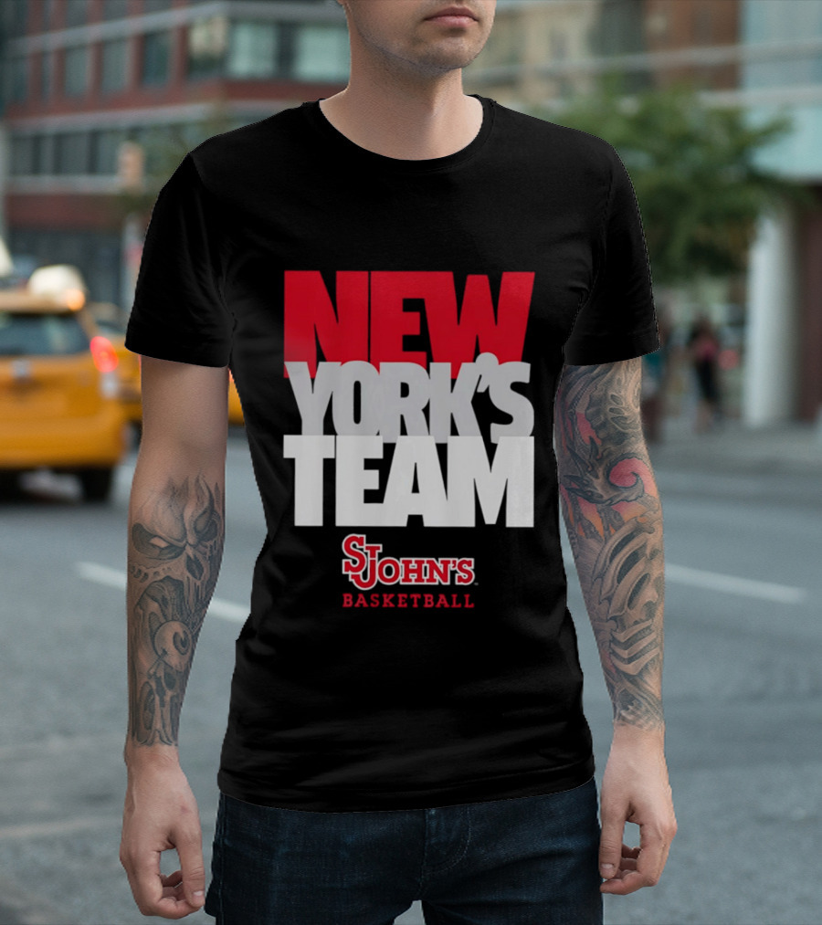New York's Team St John's Basketball T-Shirt