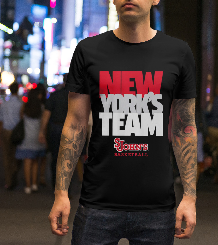 New York's Team St John's Basketball T-Shirt