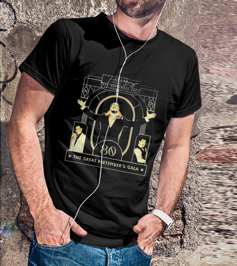 The Freddie Mercury Birthday Party 2026 The Great Pretender's Gala Celebrating Freddie 80th Legendary Legacy T-Shirt