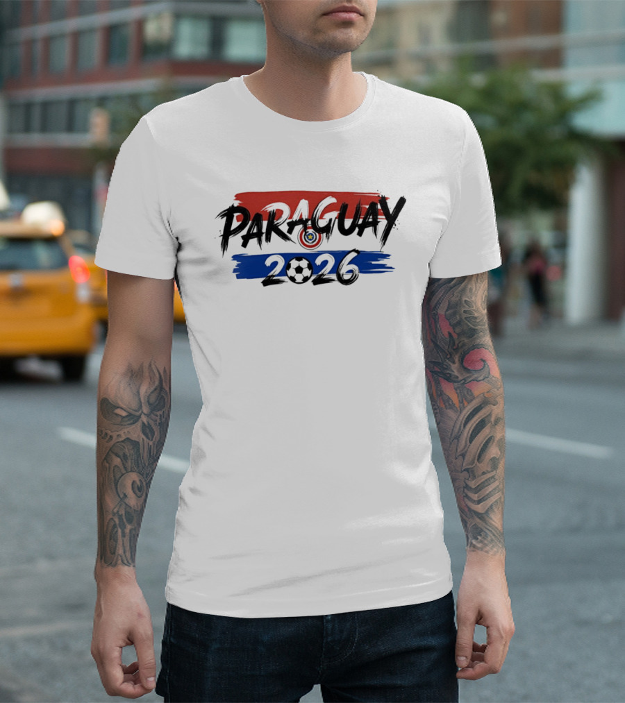 Paraguay 2026 World Cup Soccer Team Fan Gear T-Shirt