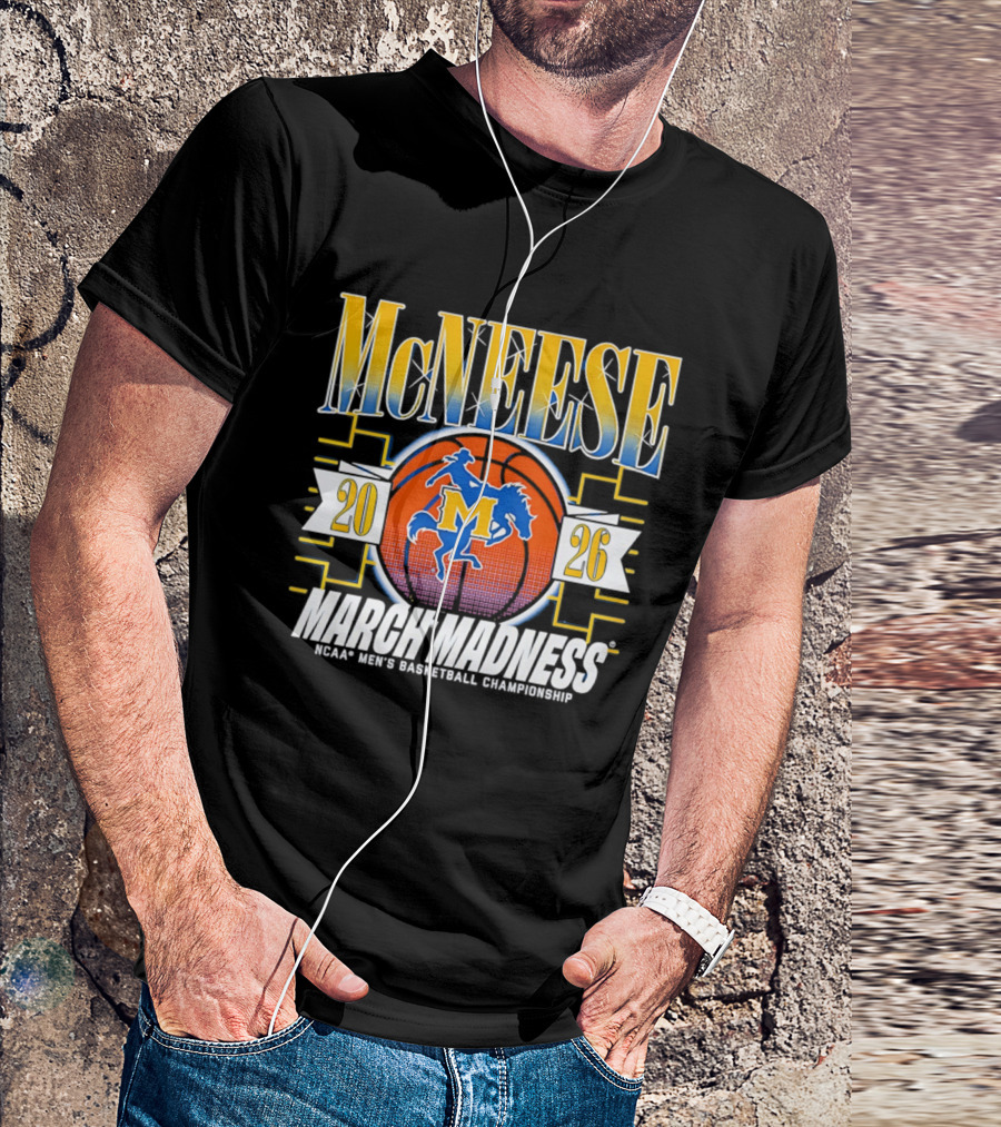 McNeese Cowboys 2026 NCAA Men's Basketball Championship March Madness T-Shirt