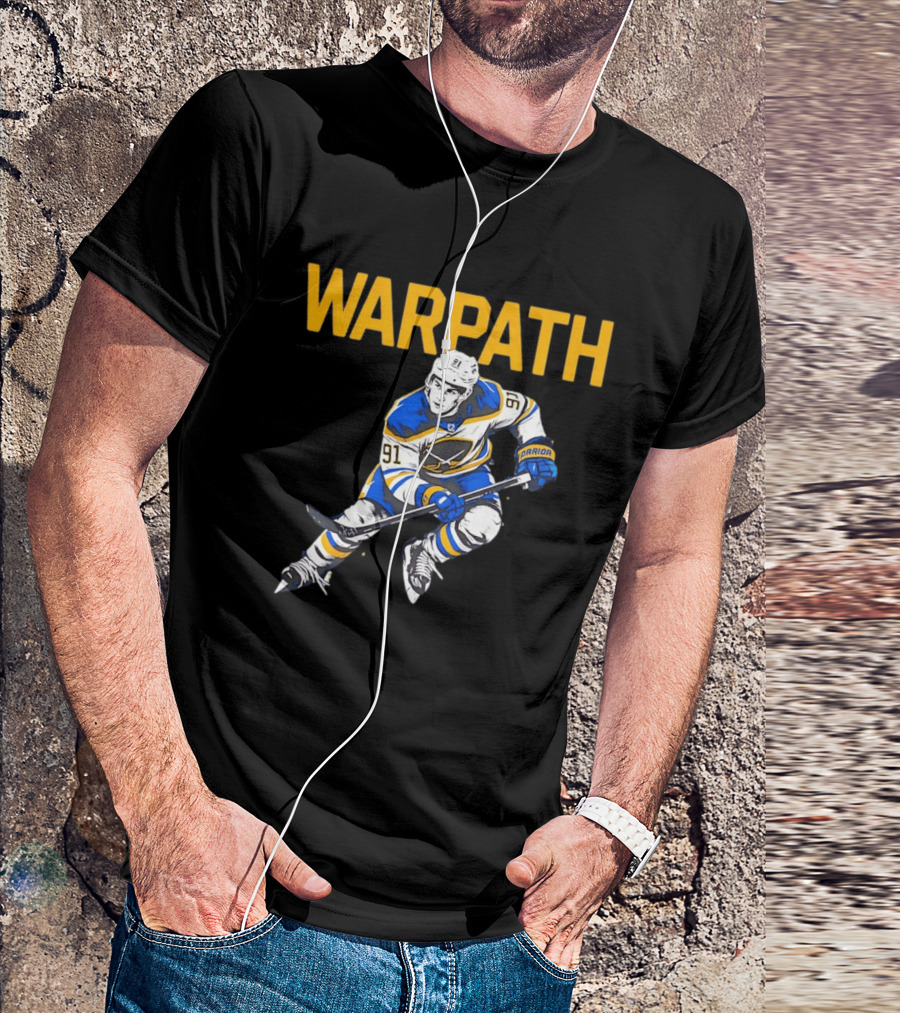 Warpath Josh Doan 91 Buffalo Sabres Hockey T-Shirt