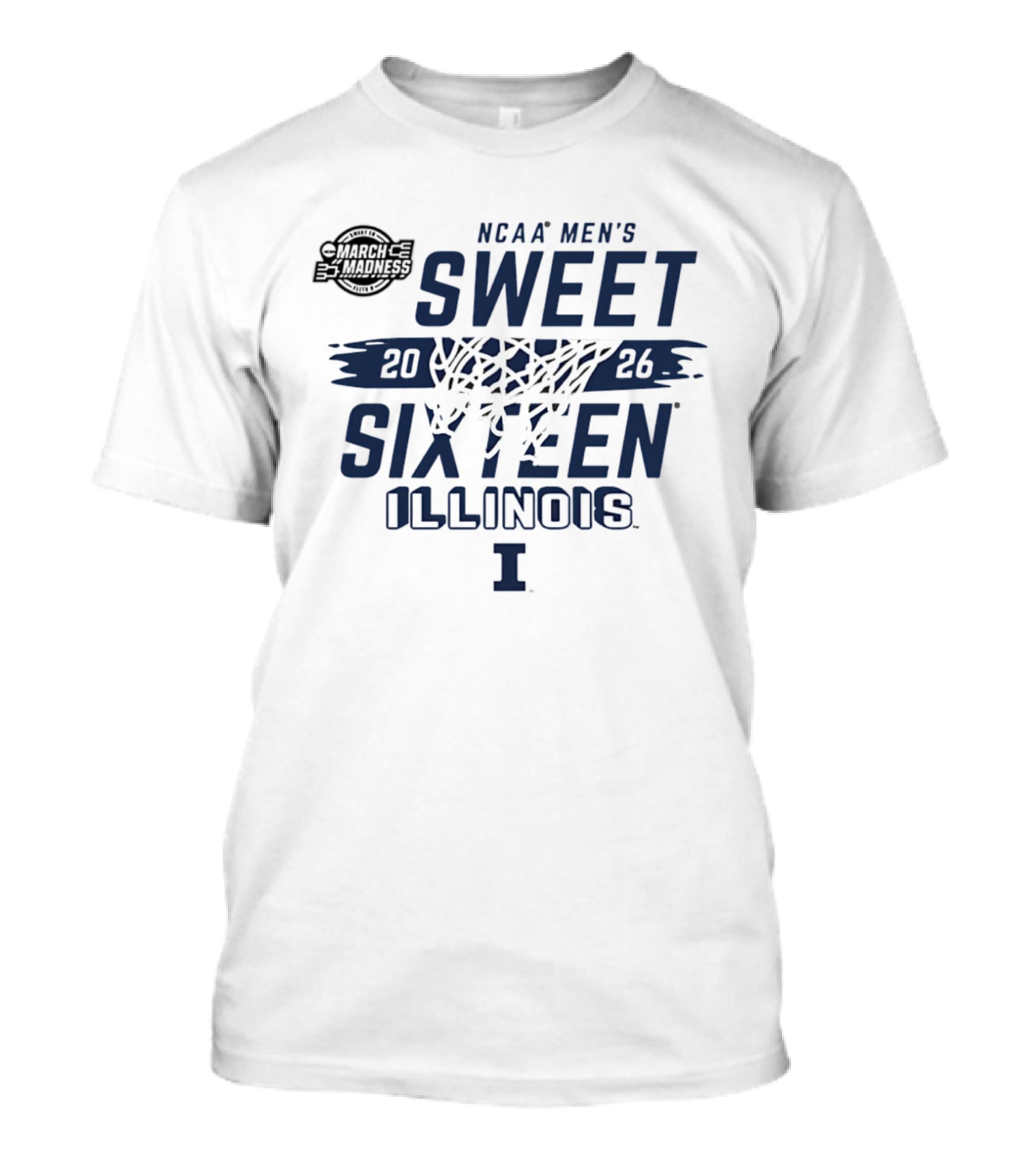 NCAA Men's March Madness 2026 Sweet Sixteen Illinois I T-Shirt