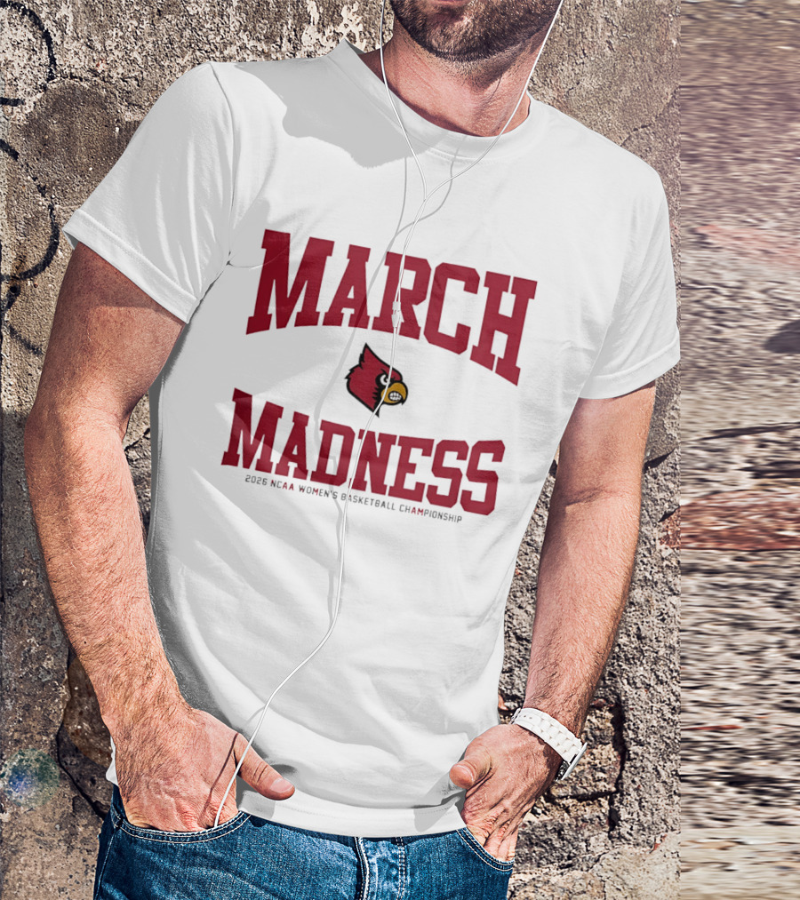 Louisville Cardinals 2026 NCAA Women's Basketball March Madness Championship T-Shirt