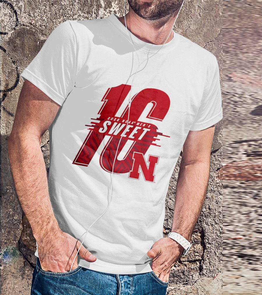 2026 NCAA Men's Sweet 16 Nebraska Huskers Basketball T-Shirt