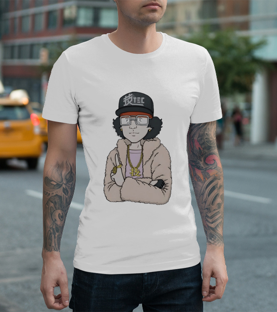 Romeo Is A Dead Man Meijin Anime Gangster Style With TEC Hat And Fur Coat T-Shirt