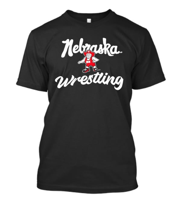 Nebraska Wrestling Herbie Husker Sports Fan T-Shirt