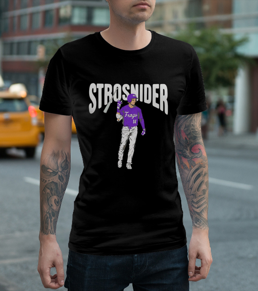 Strosnider Frogs TCU Baseball Player 11 T-Shirt