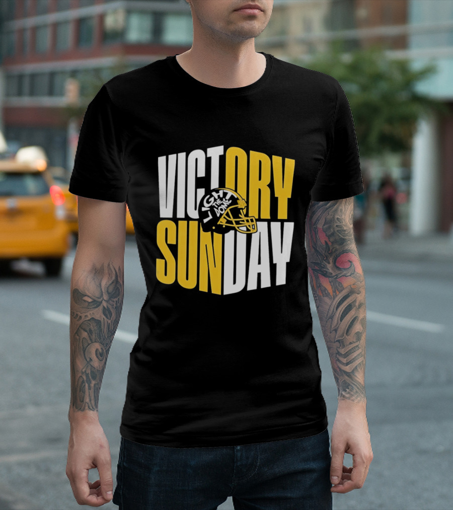 Victory Sunday Light The Dome Helmet T-Shirt