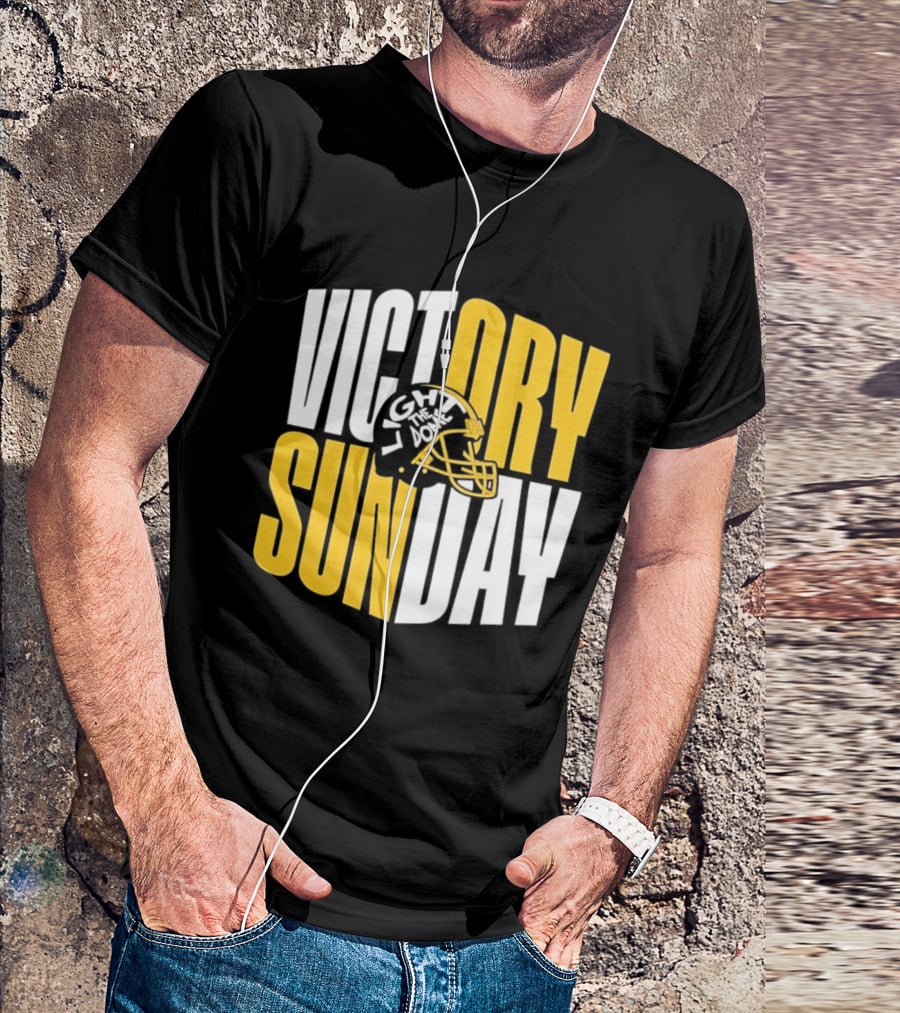 Victory Sunday Light The Dome Helmet T-Shirt