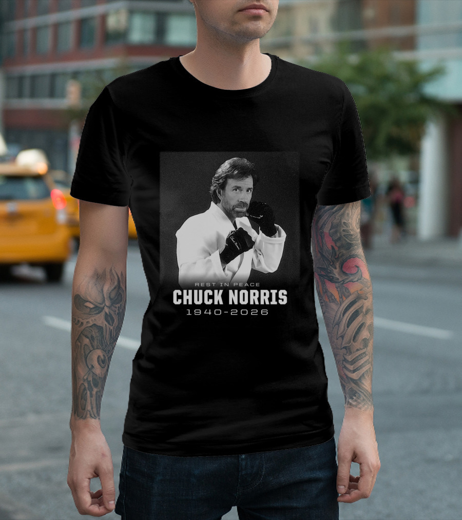 Rest In Peace Chuck Norris 1940 2026 Legend T-Shirt