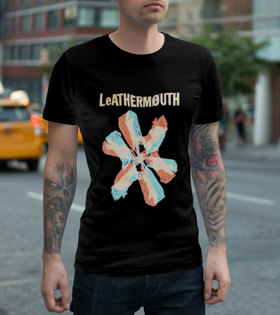 Leathermouth Psychedelic Abstract Flower T-Shirt