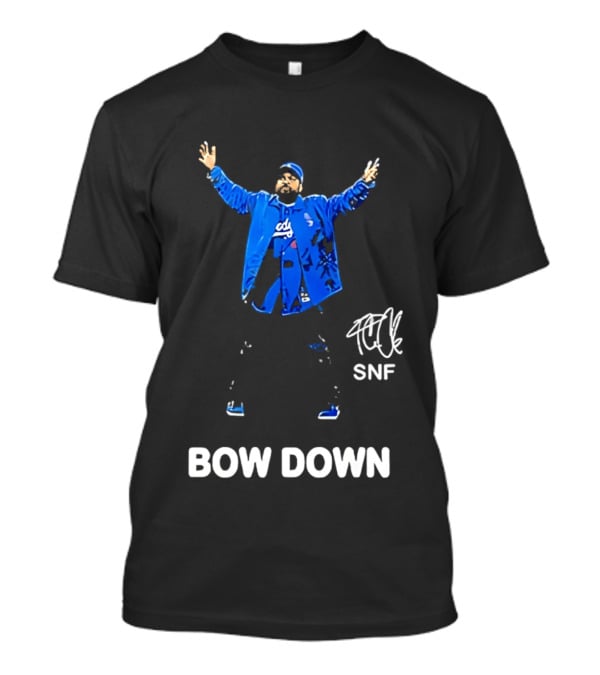 Los Angeles Dodgers Bow Down Ice Cube SNF T-Shirt