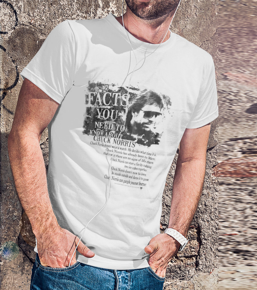 Chuck Norris Facts You Need To Know About Iconic Humor Legend T-Shirt