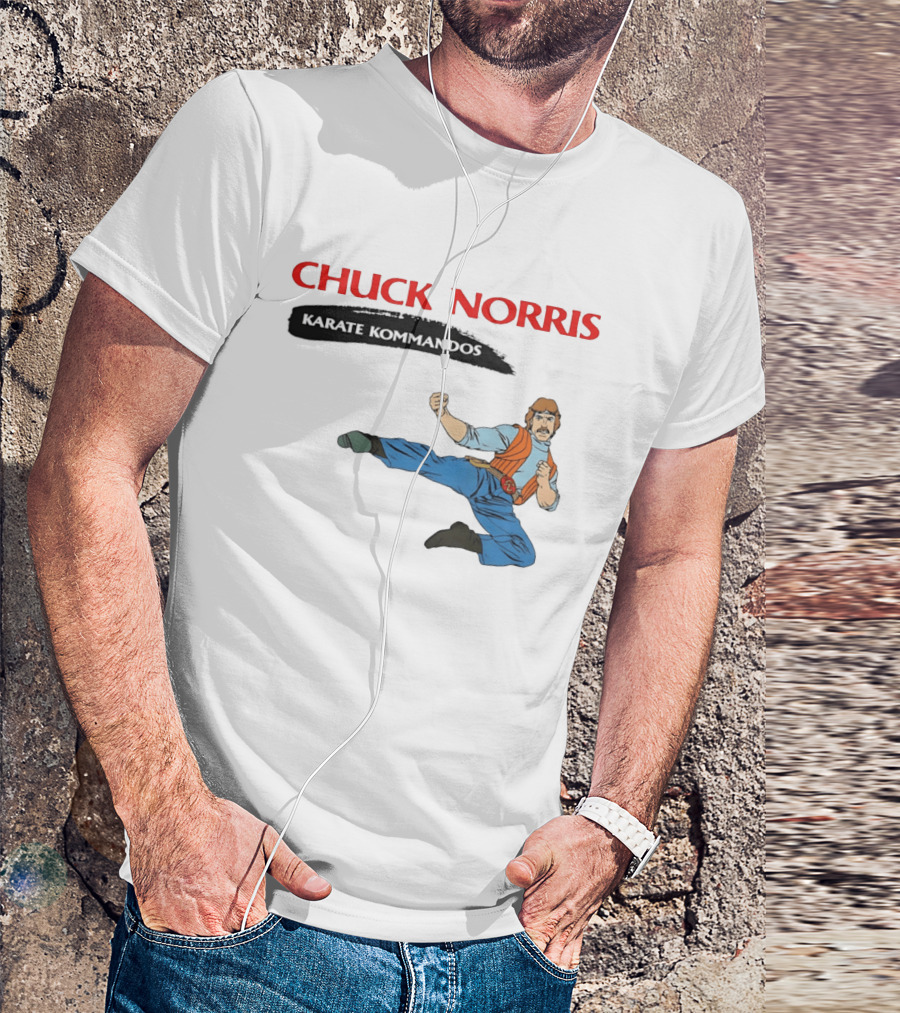 Chuck Norris Karate Kommandos 80s Cartoon Martial Arts Adventure T-Shirt