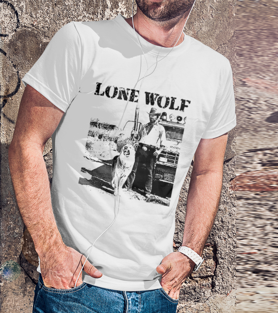 Chuck Norris Lone Wolf McQuade Vintage Action Scene T-Shirt