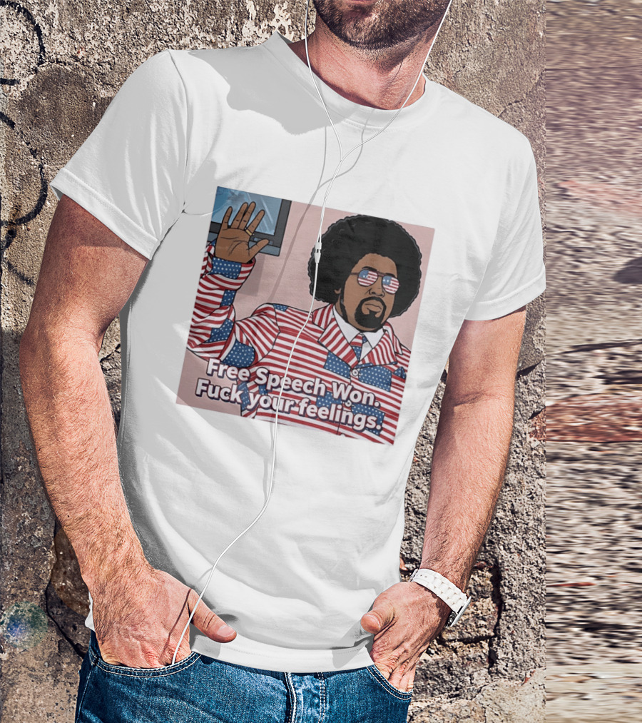 USA Flag Free Speech Won Fck Your Feelings Patriotic T-Shirt