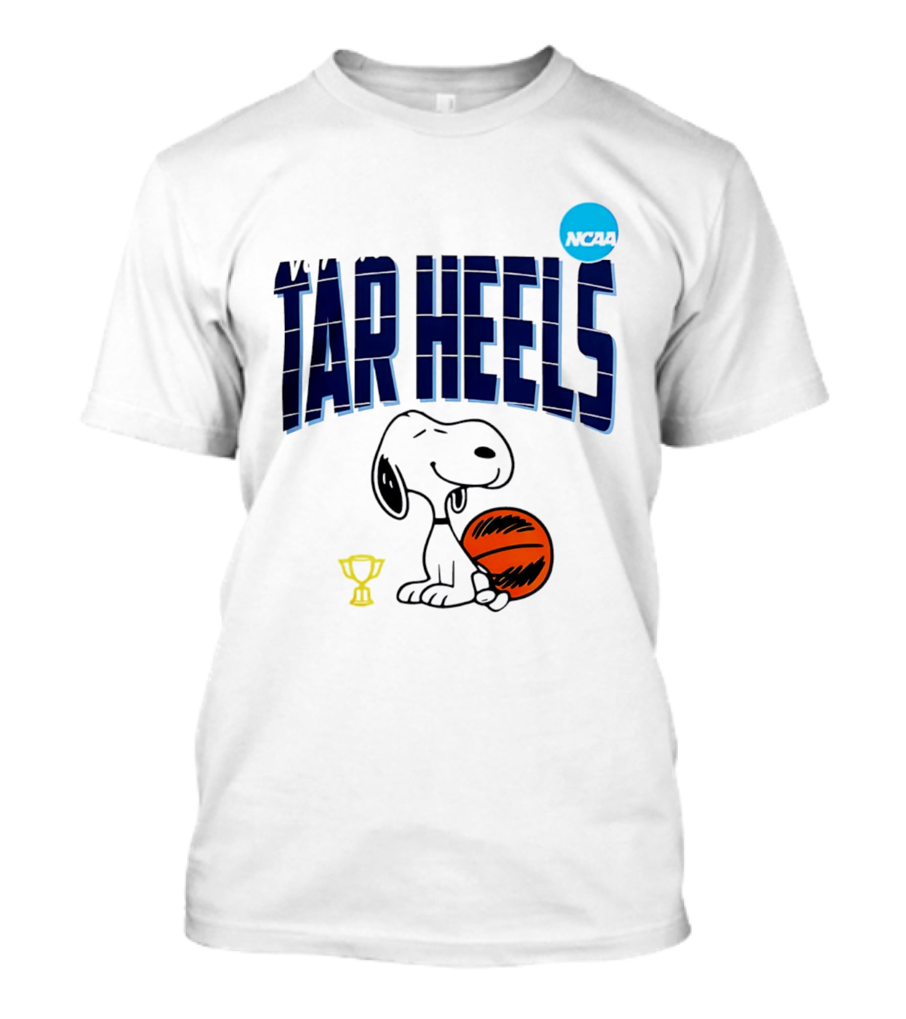 North Carolina Tar Heels Snoopy Basketball NCAA March Madness 2026 T-Shirt