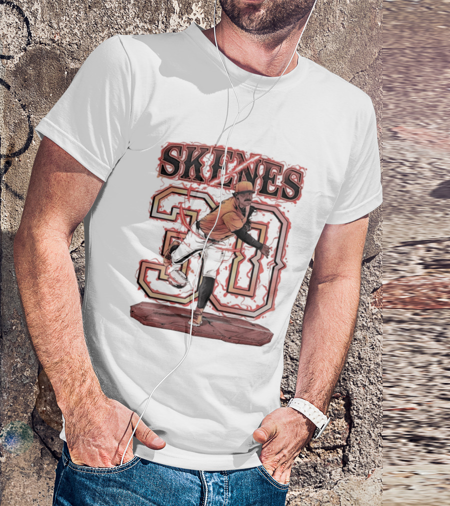 Skenes 30 Pittsburgh Pirates Baseball Blazing 2026 T-Shirt