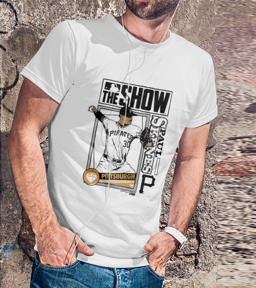 Pittsburgh MLB The Show Paul Skenes 30 Caricature T-Shirt