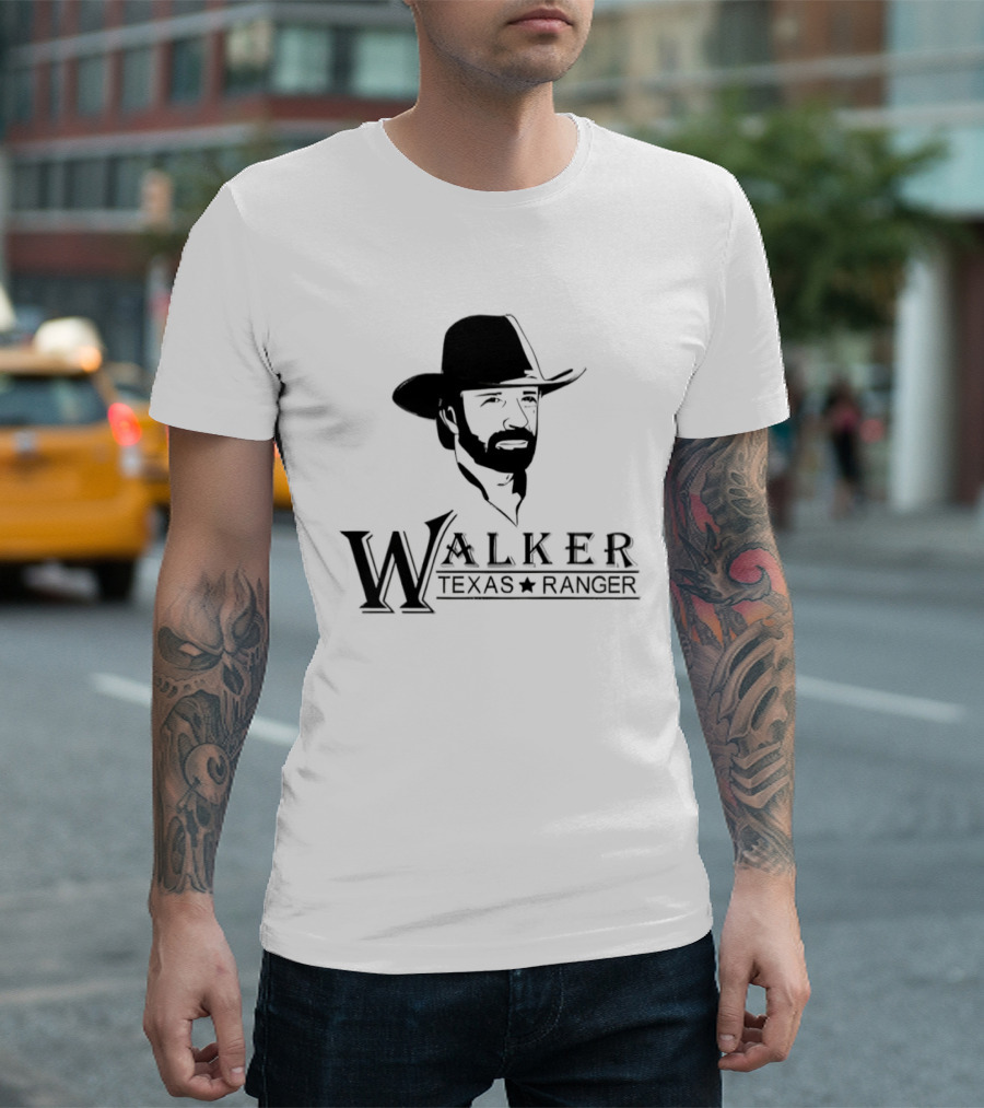 Walker Texas Ranger Chuck Norris Cowboy T-Shirt