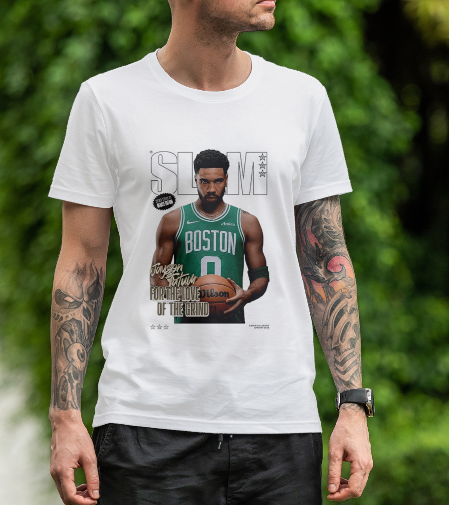 SLAM 261 Jayson Tatum Boston Celtics For The Love Of The Grind T-Shirt