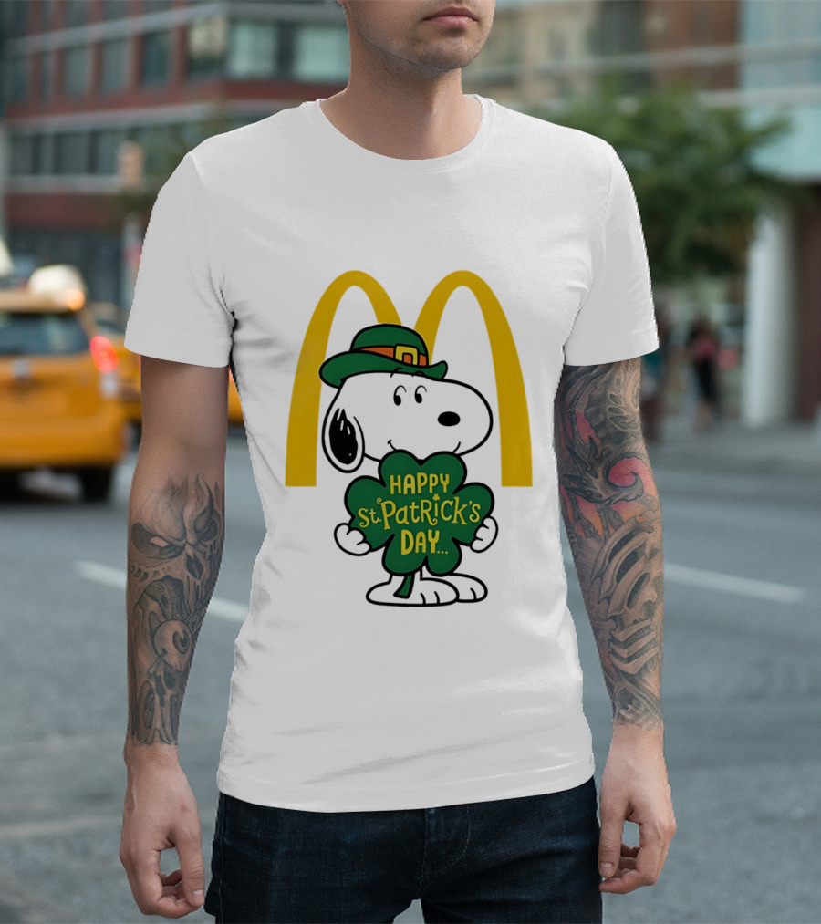 McDonald's Snoopy Happy St. Patrick's Day 2026 Collaboration T-Shirt