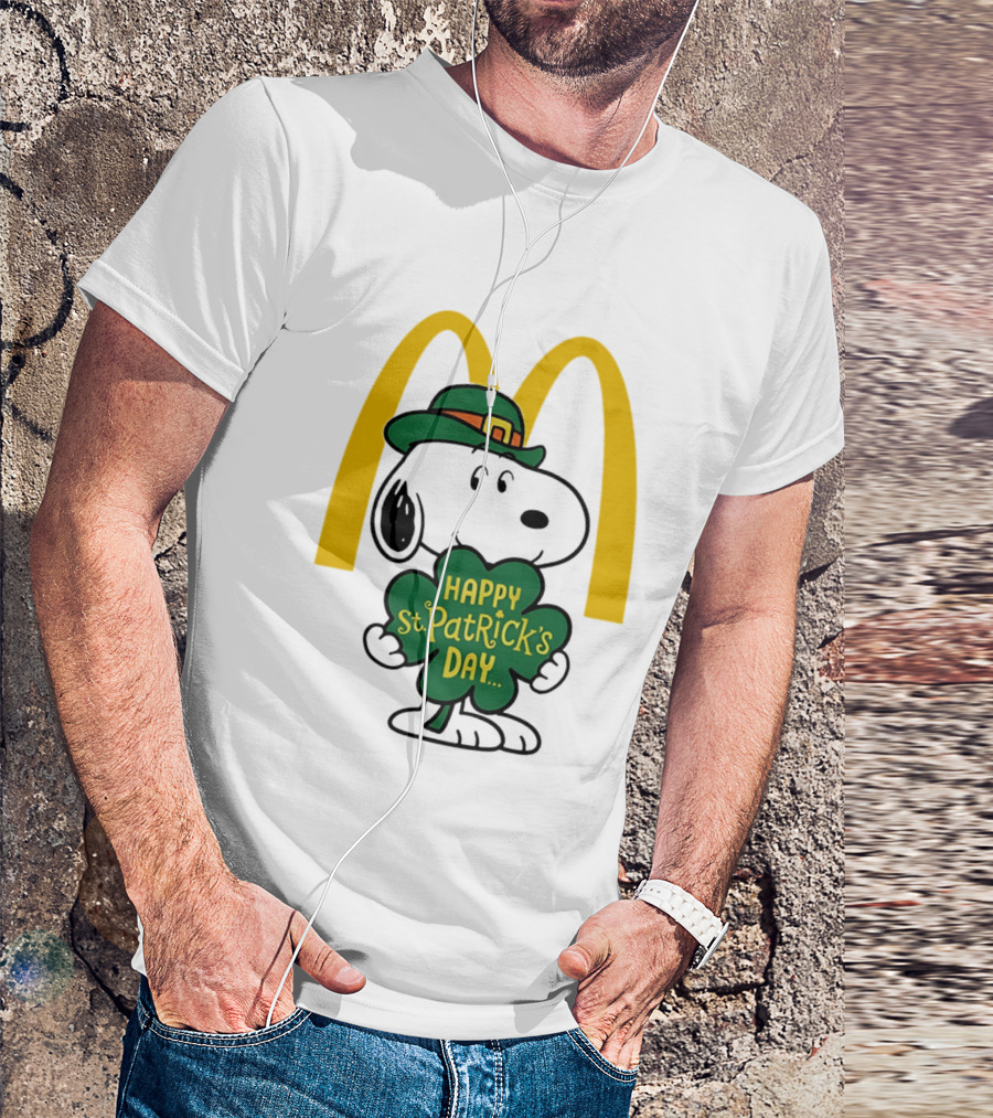 McDonald's Snoopy Happy St. Patrick's Day 2026 Collaboration T-Shirt
