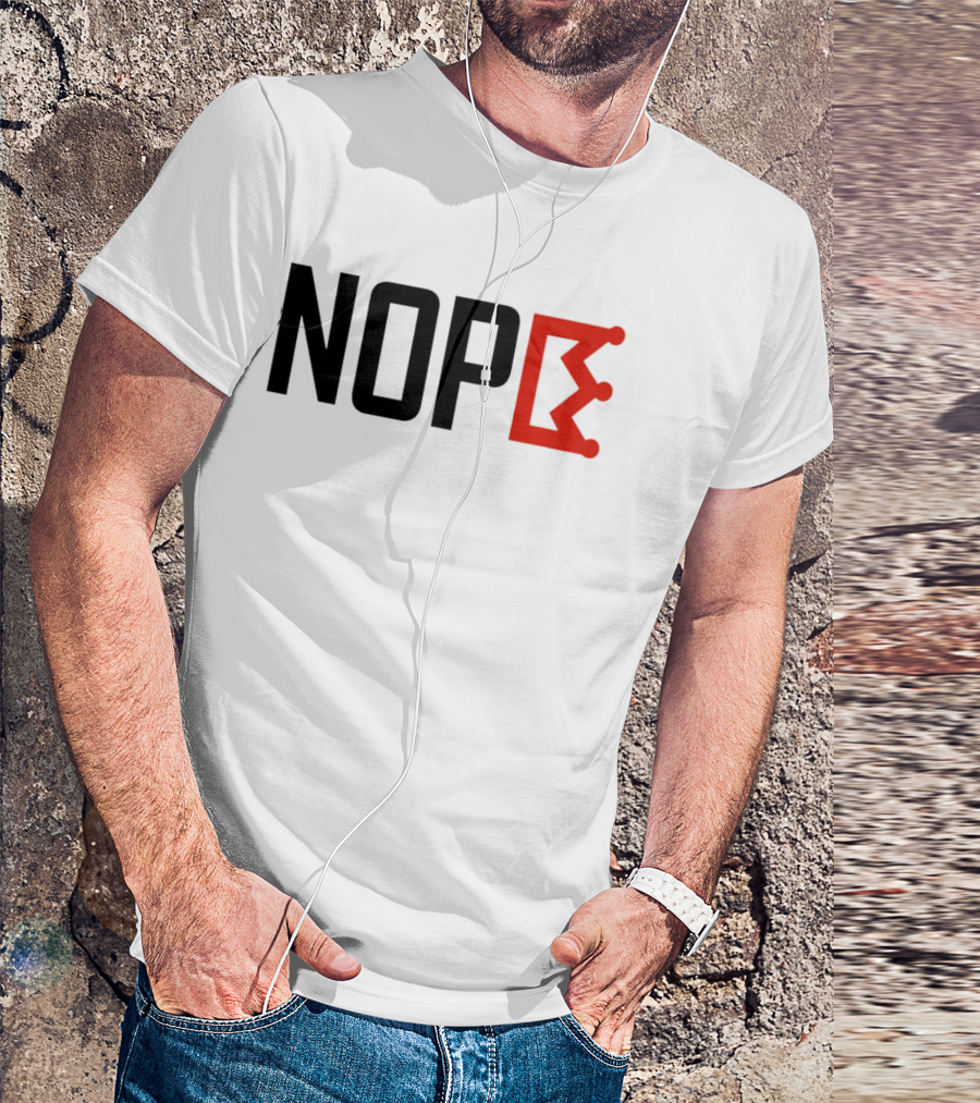 NOPE Crown Symbol No Kings In America T-Shirt