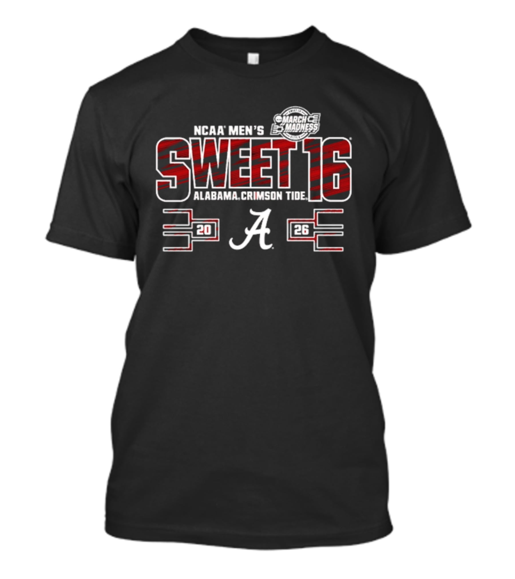 NCAA Men's Alabama Crimson Tide Sweet 16 2023 T-Shirt