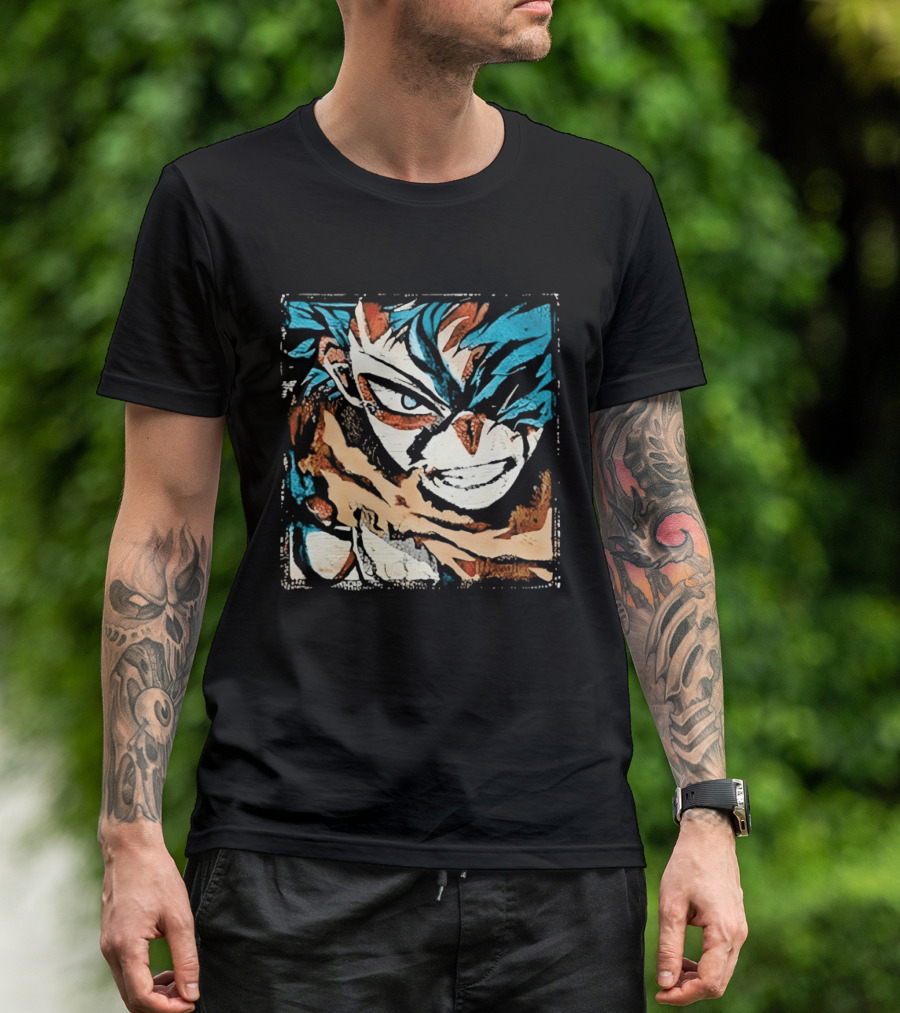 My Hero Academia Trippy Deku Blue And Red Abstract T-Shirt