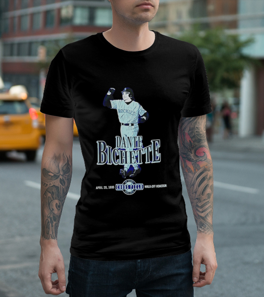 Dante Bichette Rockies Coors Field Walk Off Home Run T-Shirt