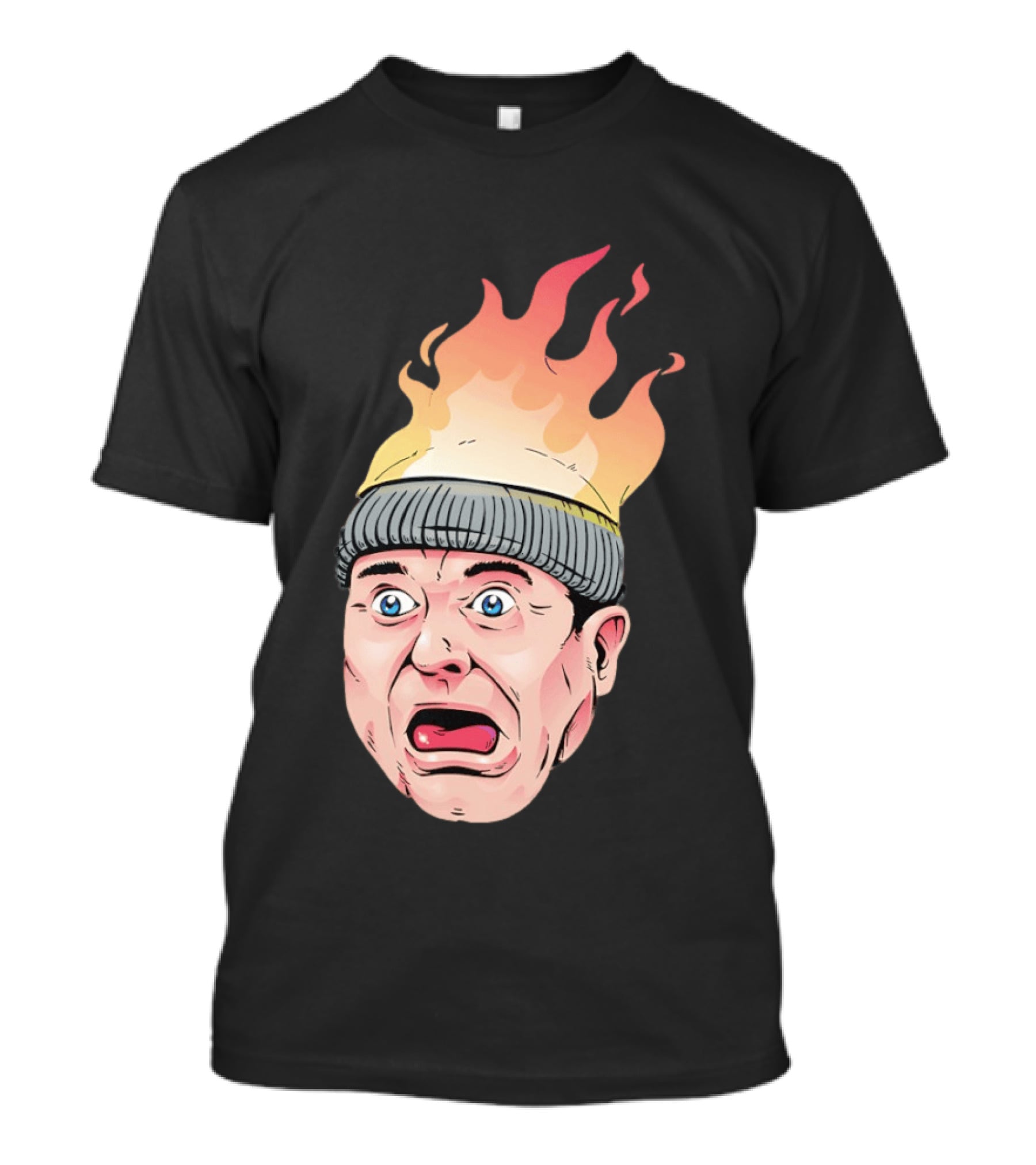 Home Alone Harry Head On Fire Meme T-Shirt