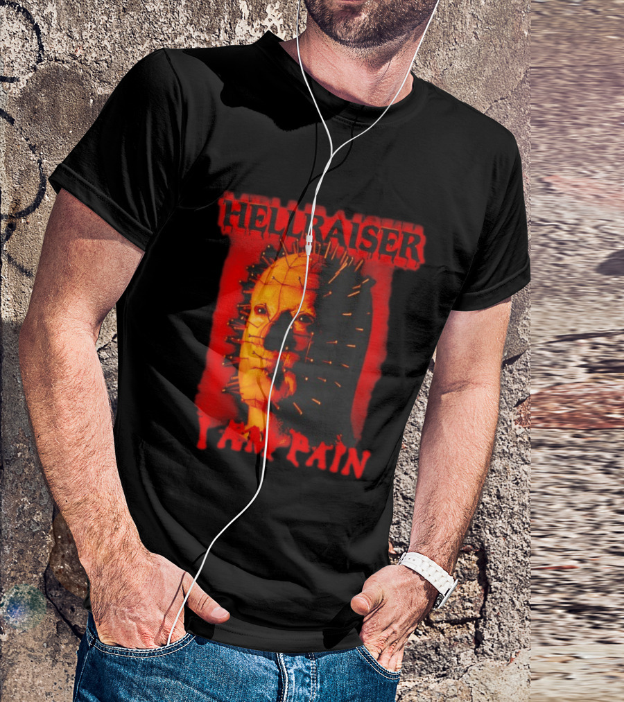Hellraiser I Am Pain Pinhead Horror Movie T-Shirt