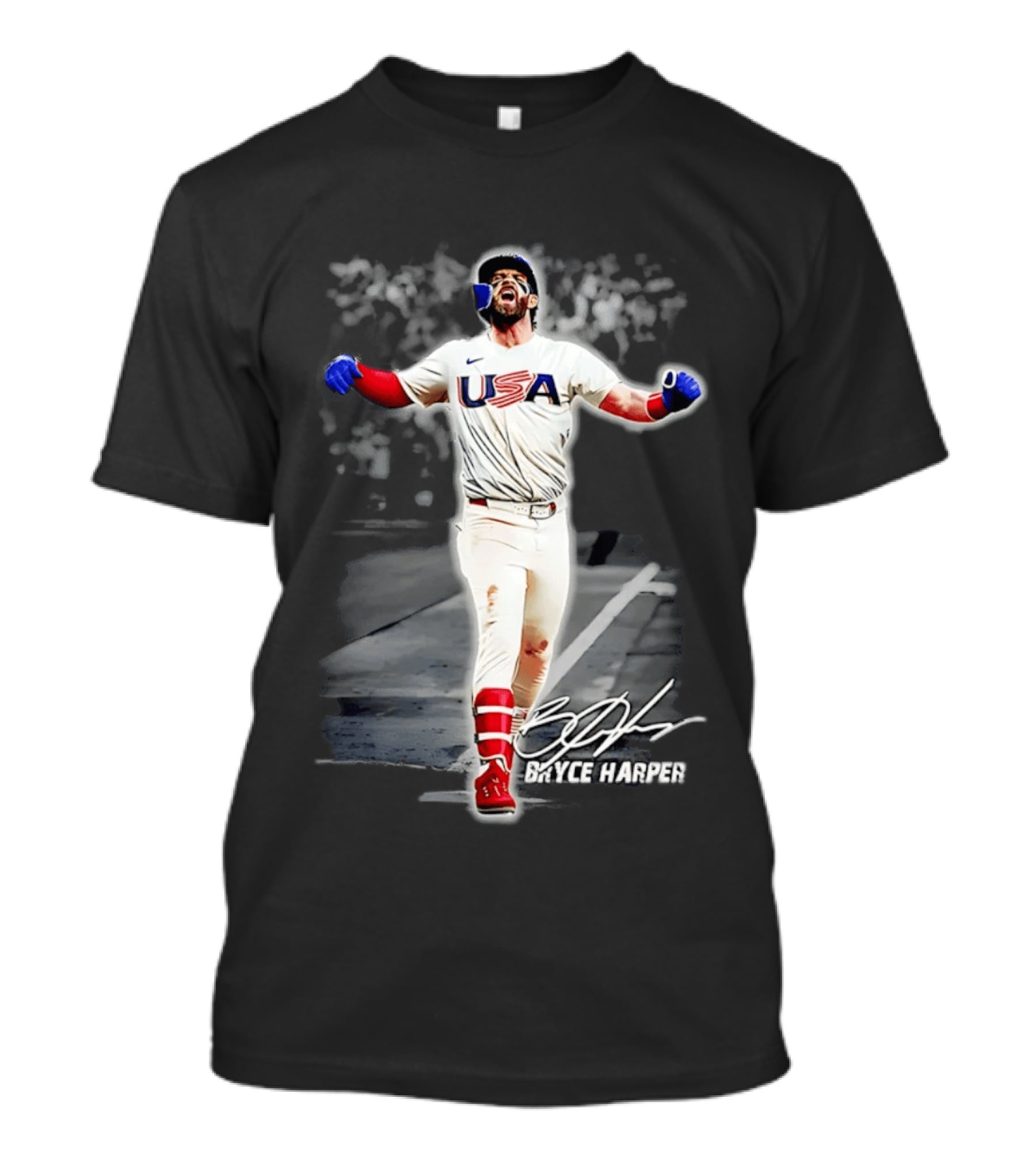 Bryce Harper USA Baseball Team 2026 Celebration Nike Sportswear T-Shirt