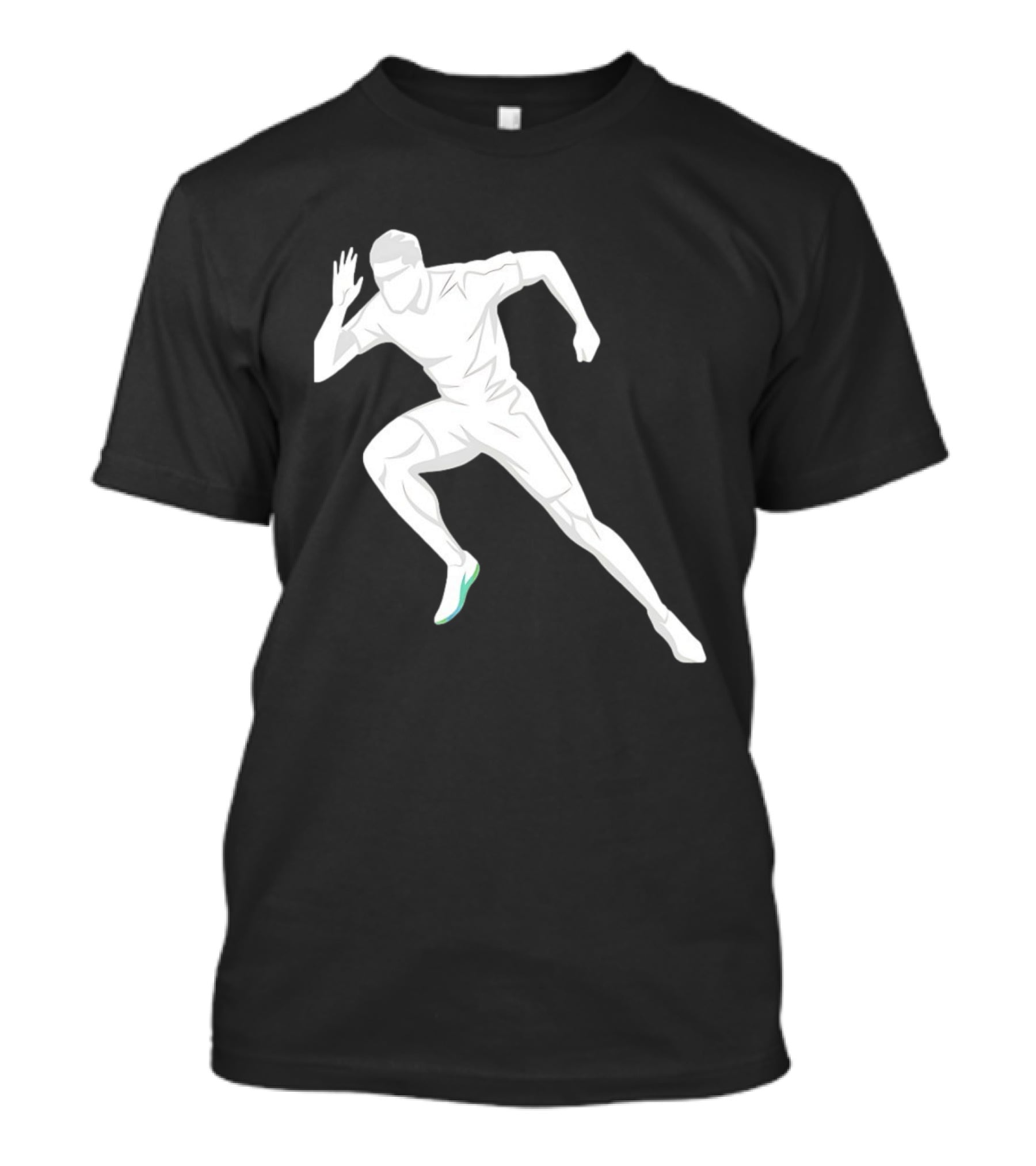 Sprint Athlete Dynamic Pose Running T-Shirt