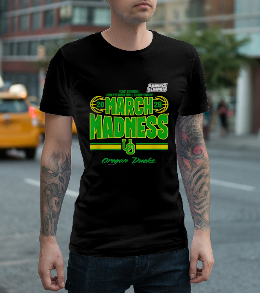 Oregon Ducks 2026 NCAA Tournament Women's Basketball Championship March Madness T-Shirt