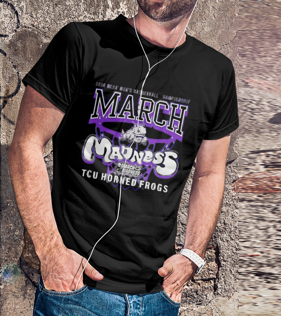 2026 NCAA Men's Basketball Championship March Madness TCU Horned Frogs T-Shirt