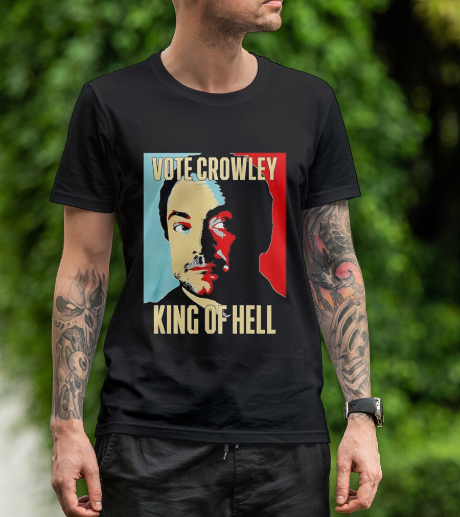 Vote Crowley King Of Hell Supernatural Fan Favorite T-Shirt