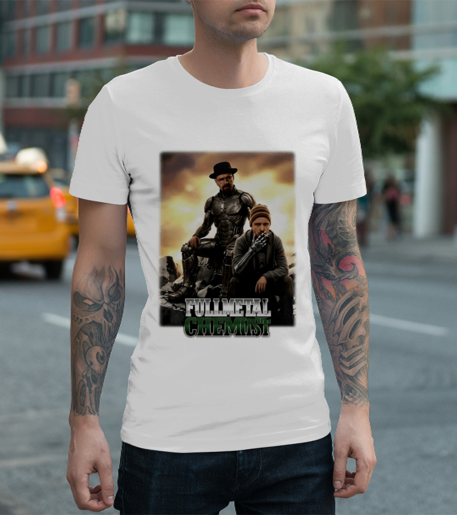 Bryan Cranston Jesse Pinkman Fullmetal Chemist T-Shirt